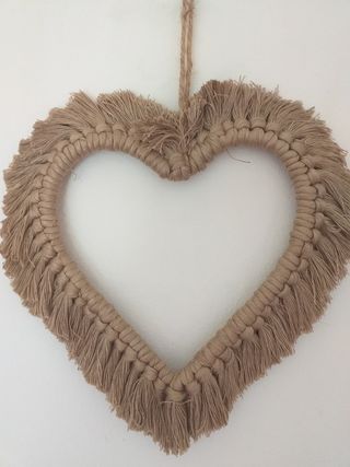 Arazzo macrame frange Boho rustico  Nordico Scandi