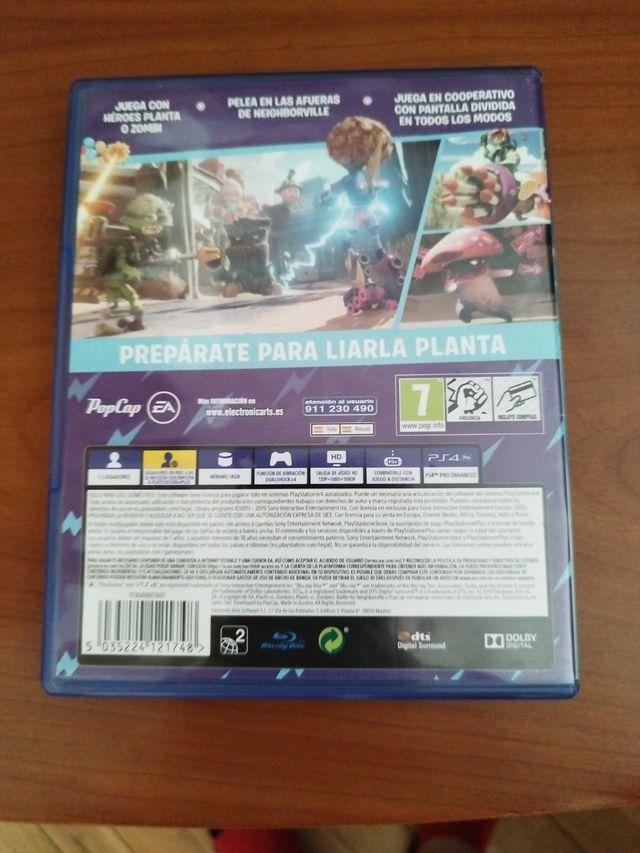 Juego PLANTS VS ZOMBIES PARA PS4