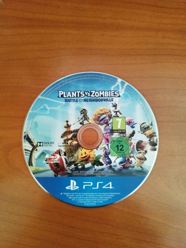 Juego PLANTS VS ZOMBIES PARA PS4