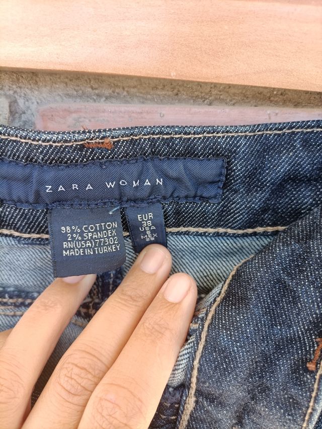 Falda entallada vaquera