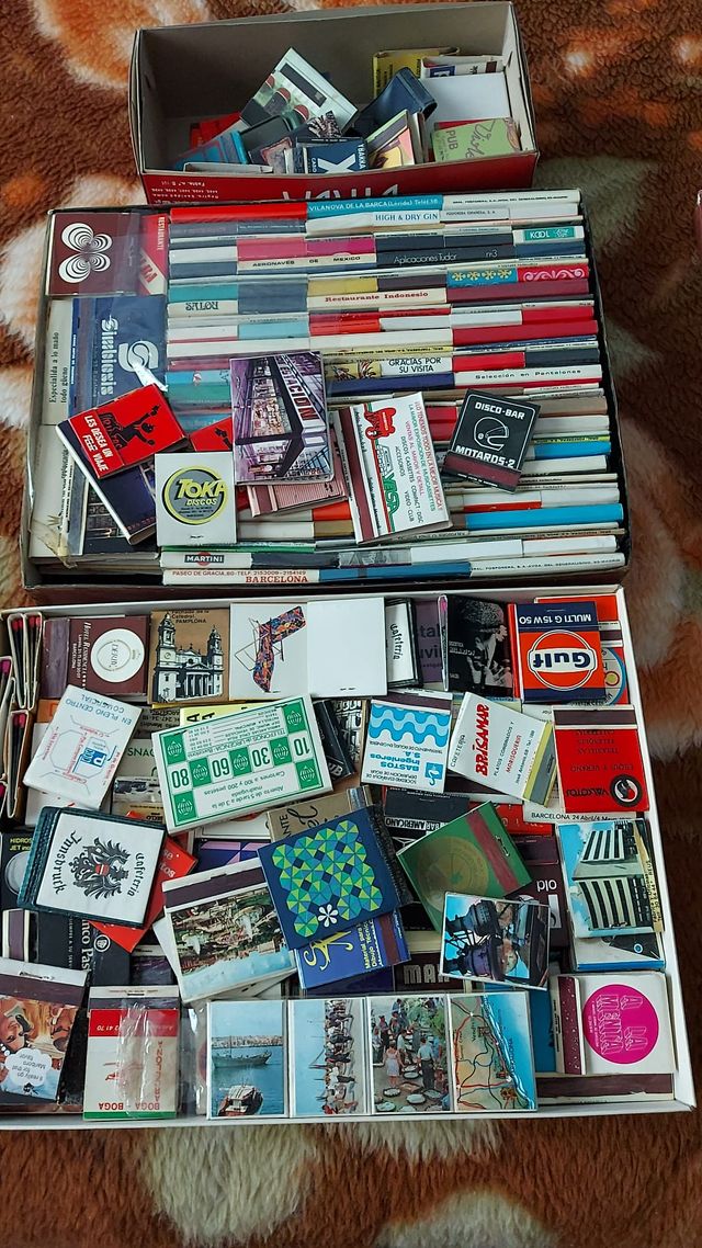 Set di scatole di fiammiferi da collezione