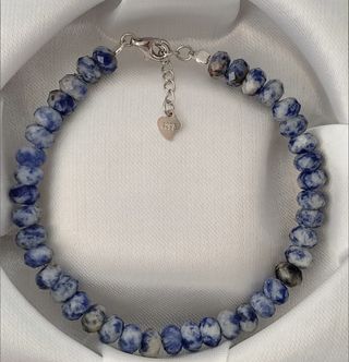 Pulsera, plata ley y Sodalita 