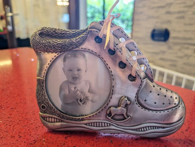 Scarpina portafoto bimba