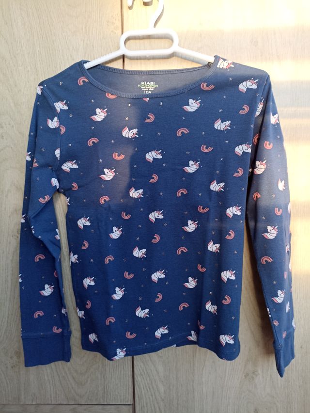 Pijama unicornio invierno (NUEVO). Talla 10