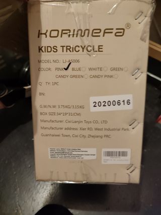 Triciclo evolutivo 3 en 1.