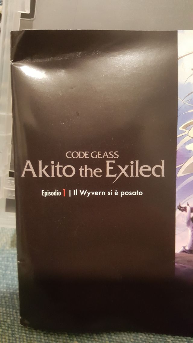 AKITO THE EXILED - CODE GEASS - EP. 1 DVD