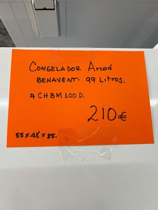 Congeladores arcon nuevos