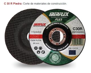 DISCOS RADIAL CORTE PIEDRA