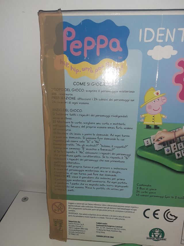 Gioco identikit Peppa pig