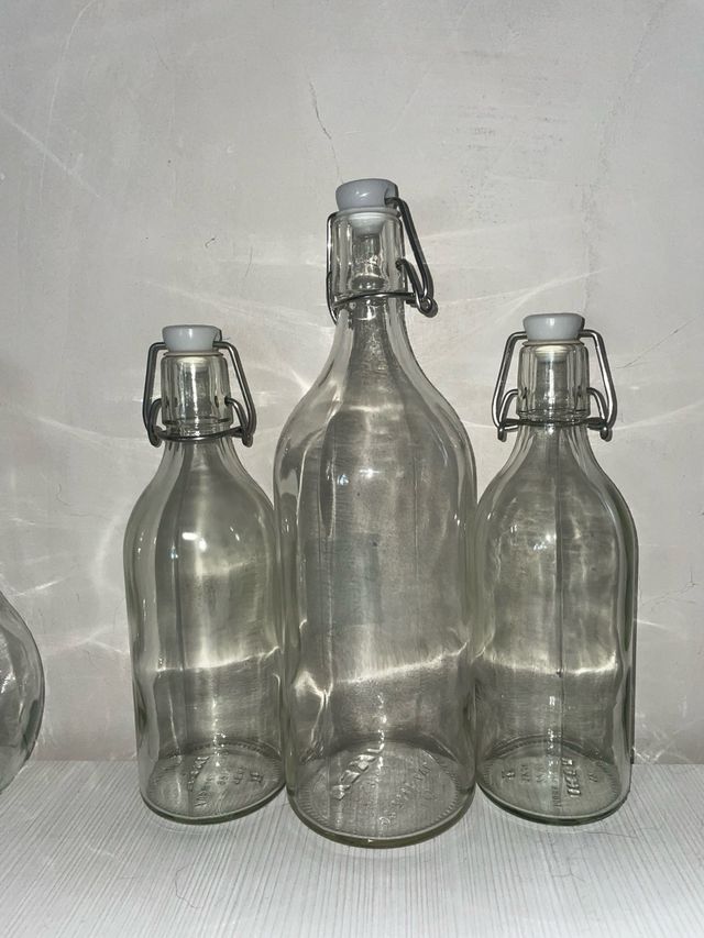 Botellas de vidrio