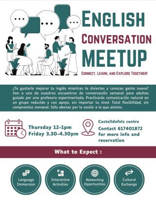 Grupo de conversación en inglés