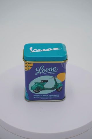Scatola di latta Vespa Piaggio Pastiglie Leone