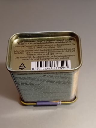 Scatola di latta Vespa Piaggio Pastiglie Leone