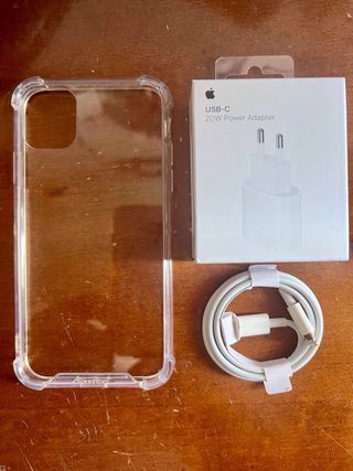 Cargador+Funda+cable iphone 11