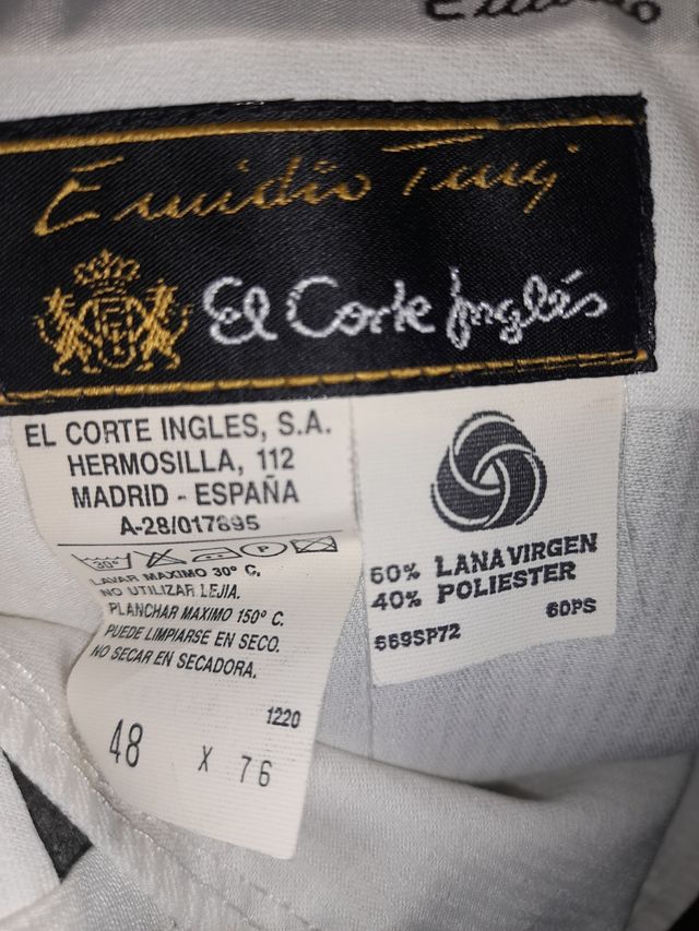 Pantalon de traje invierno