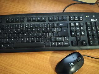 Pack Teclado Trust + Ratón Logitech
