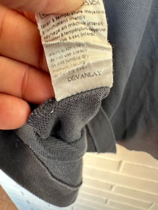 LACOSTE polo gris pizarra m/corta talla 5