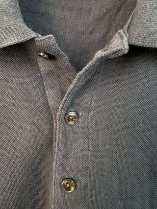 LACOSTE polo gris pizarra m/corta talla 5