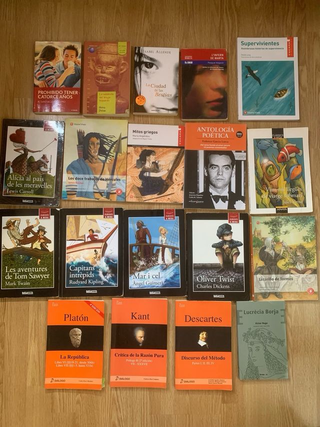 Libros de lectura la eso y bachiller