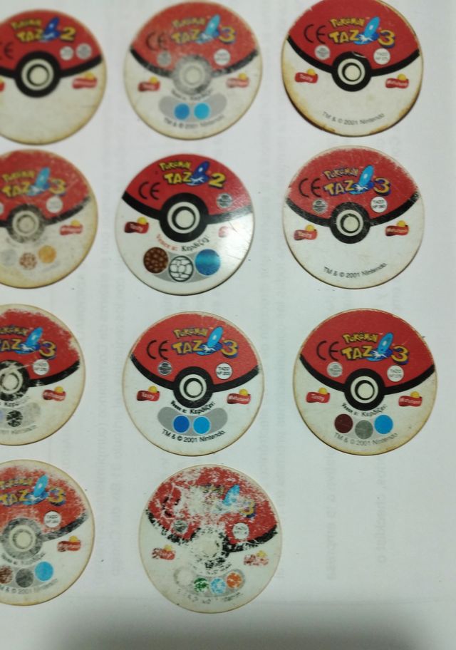Tazos Pokemon - Tazos2 y Tazos3 Matutano