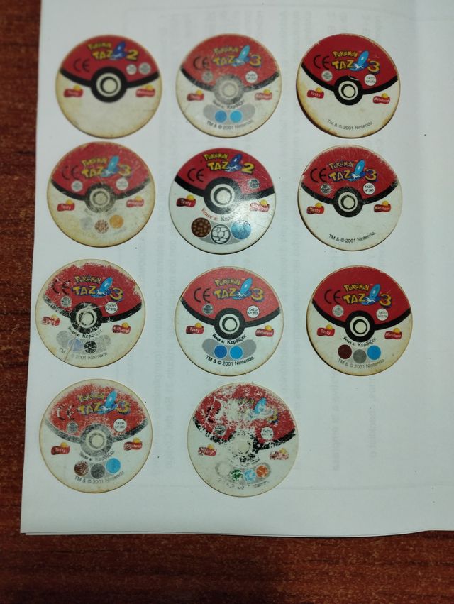 Tazos Pokemon - Tazos2 y Tazos3 Matutano