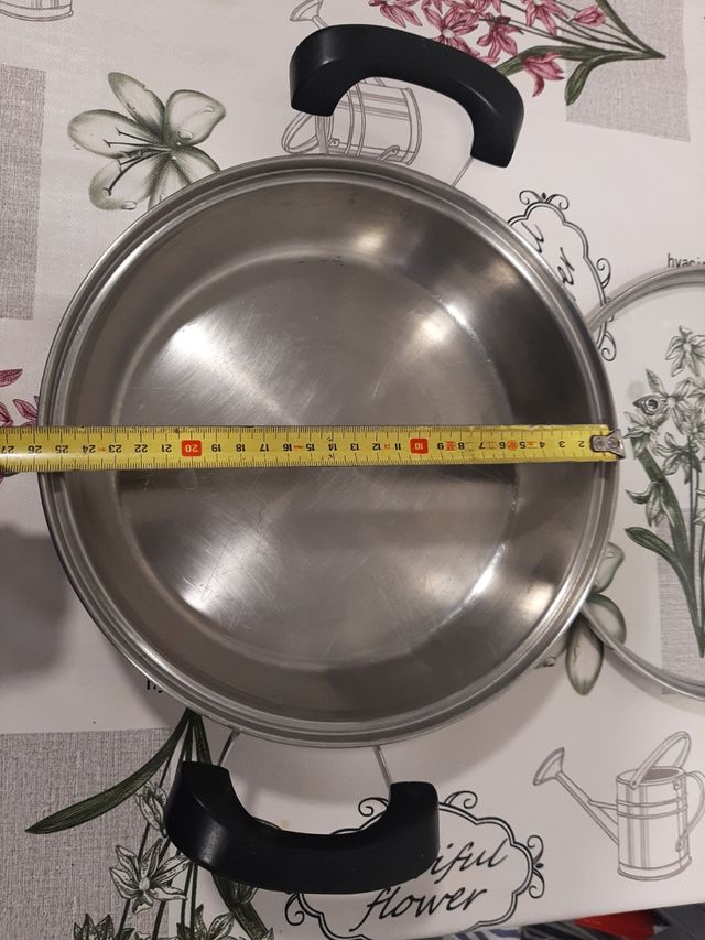 Cacerola con tapa transparente