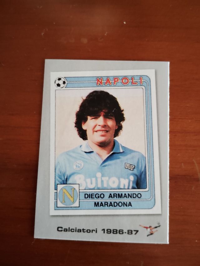 Cromo Maradona Nápoles