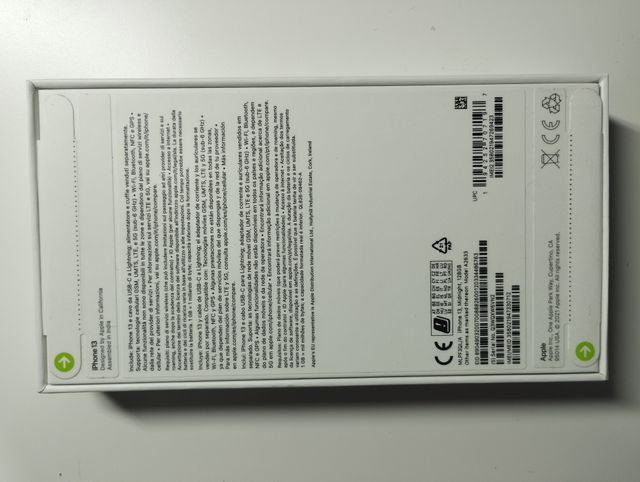 Caja iPhone 13 128gb midnight