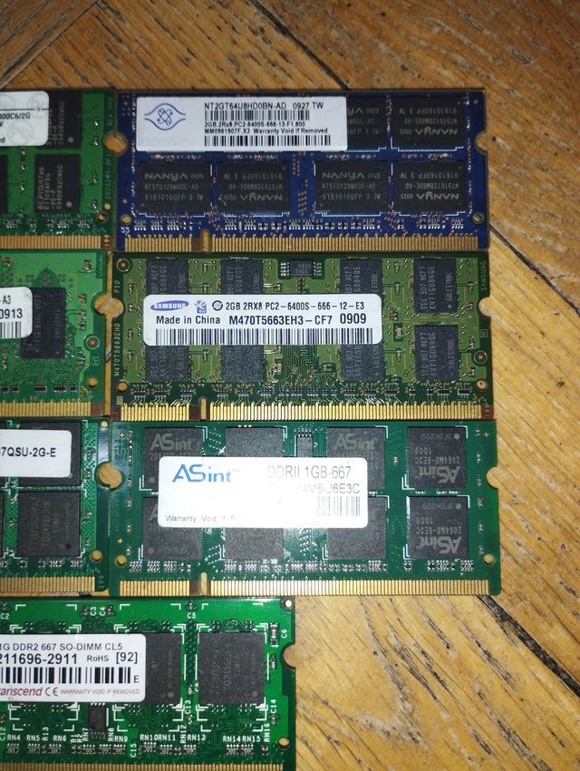 Lote ram ddr2