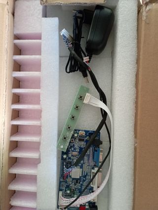 Pantalla LCD extra ancha marquesina 