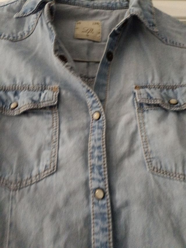 Camisa vaquera mangas largas