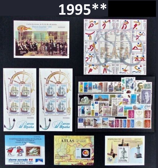 SPAGNA ANNO 1995** MNH COMPLETAMENTE NUOVO FRANCOBOLLI SPAGNA