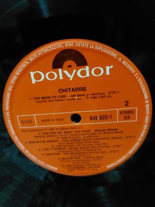 Chitarre- compilation 33 giri