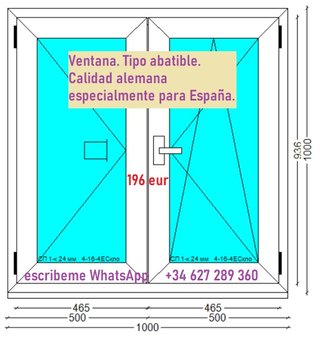 Ventanas y puertas de PVC, nuevas bajo pedido