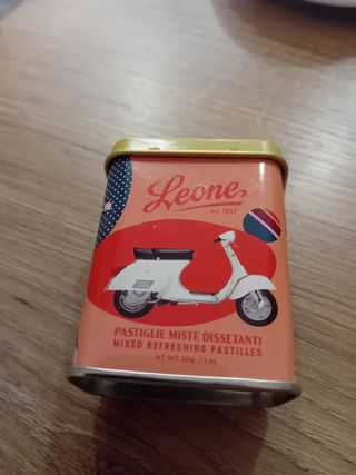 Scatola pastiglie Leone Vespa per collezionisti