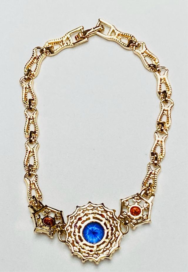 Pulsera con circonitas y oro goldfilled de 18 Kt