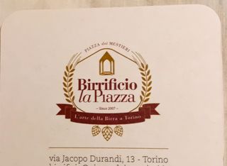 Sottobicchiere italiano birrificio artigianale