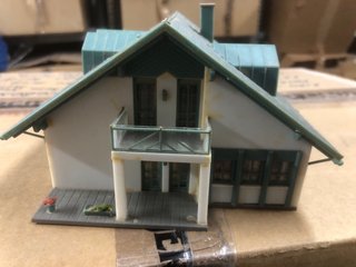 Casa para maqueta de tren en H0