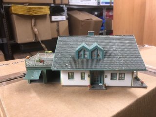 Casa para maqueta de tren en H0