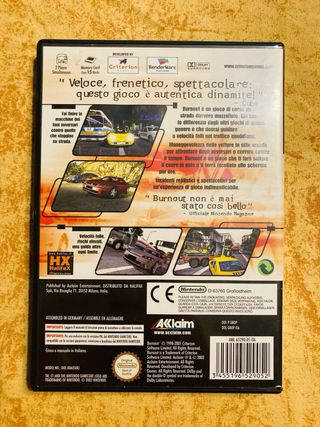 Burnout  🇮🇹 GameCube Completo