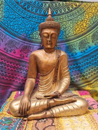 Gran Buda Gautama Dorado GRANDE. 60 centimetros.