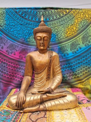 Gran Buda Gautama Dorado GRANDE. 60 centimetros.