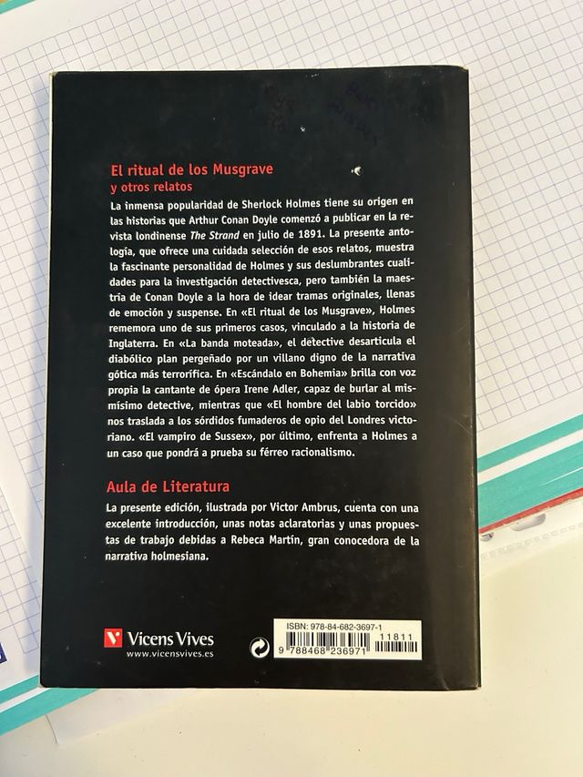 El ritual de los Musgrave y otros relatos