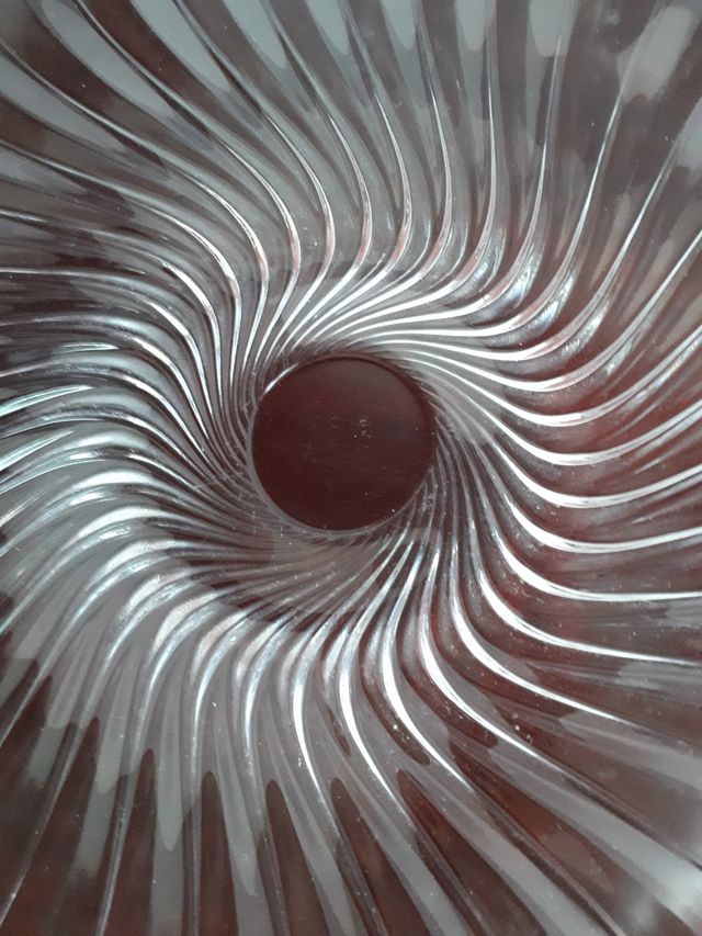 Centro de mesa de cristal