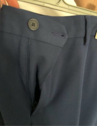 Traje azul marino de Zara 