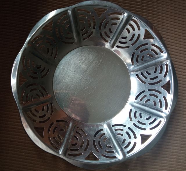 Panera/frutero de acero inoxidable