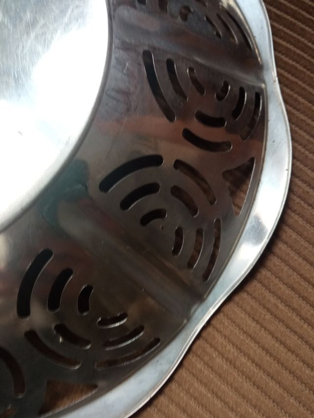 Panera/frutero de acero inoxidable