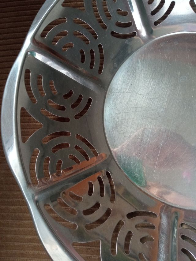 Panera/frutero de acero inoxidable