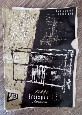 Radio y tocadiscos Saba Breisgau 8 automatic