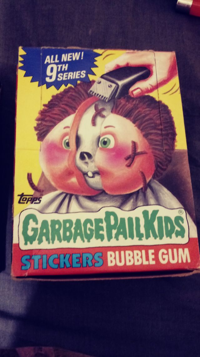 2 cajas cromos pandilla basura garbage kids sticks